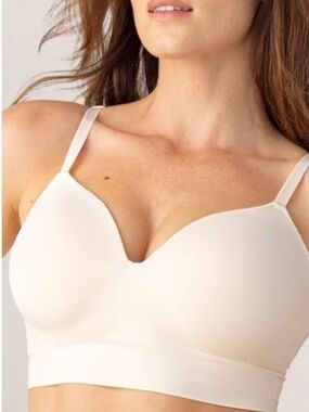 Shapermint Truekind® Supportive Comfort Shaping Bra Sz XL Chai